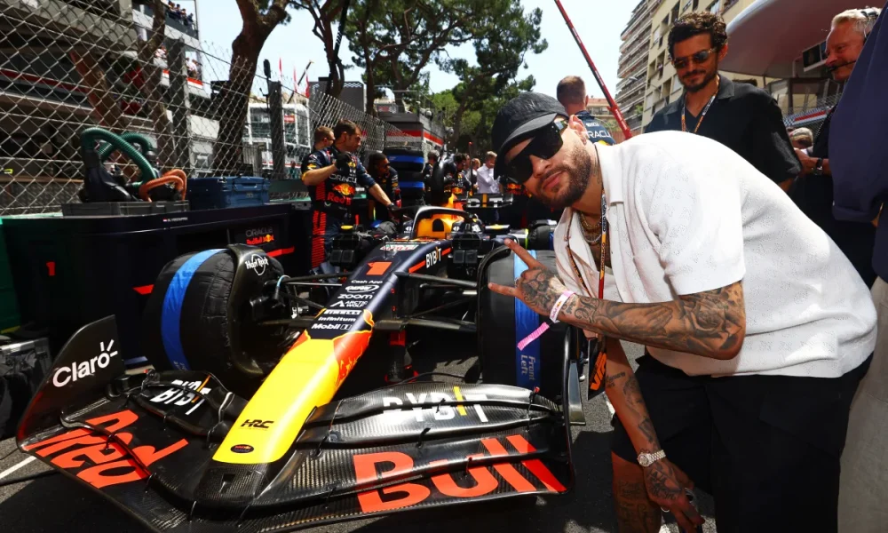 Neymar Jr. at F1 at a Track